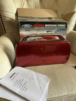 ION Mustang Stereo Wireless Rechargeable Bluetooth Speaker Radio