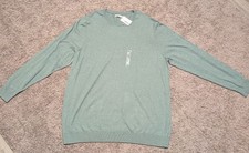 NWT Men's 4X Big  Tall Sage Green Sweater Sonoma