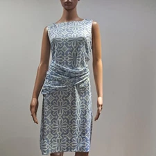 Gretchen Scott Designs Corset Dress Women's Medium Purple/White Piazza Jersey