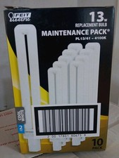 Feit Electric 13W Twin Tube Fluorescent Compact Bulb PL13/41/MP/10 4100K 10-PACK