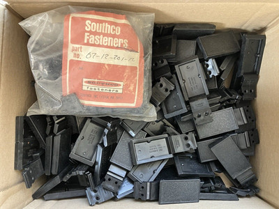 Lot of 94 Southco Boat Deck Pull Latch GLS 1004283 Black Rubber Marine Hardware