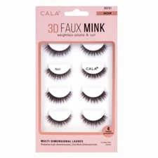 3D FAUX MINK LASHES: NOIR (4 PACK) Free Gift W/ Purchase Of 4 Or More