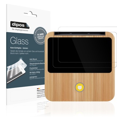 2x Schutzfolie für Tigerbox Touch / Touch Plus - Anti-Shock 9H Folie dipos