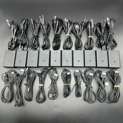 Menge 10 Original OEM Sony AC Adapter Netzteil Ladegerät USB Kabel für PS VIT...