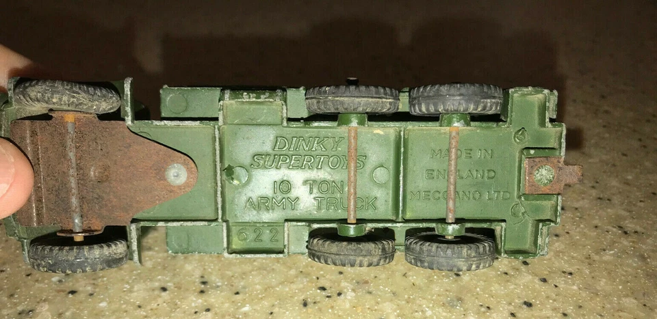 Caminhão do exército Dinky Supertoys #622 10 toneladas. Mecanno. Inglaterra. 1954 - Imagem 4 de 4