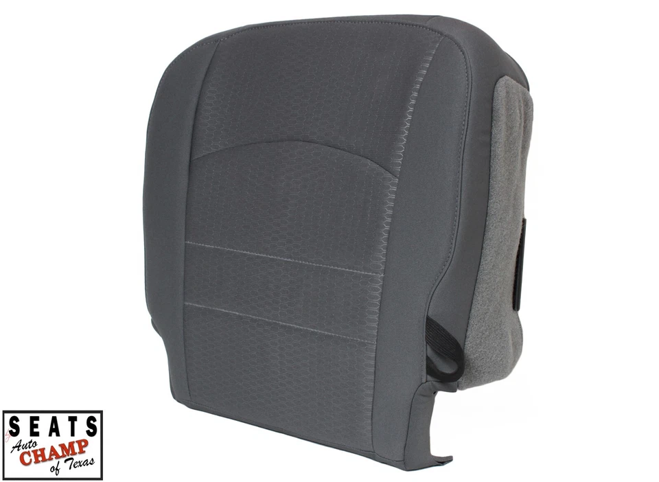Cubierta de asiento de tela gris para Dodge Ram 3500 SLT Tradesman 2013-2018 Foto 4 de 4