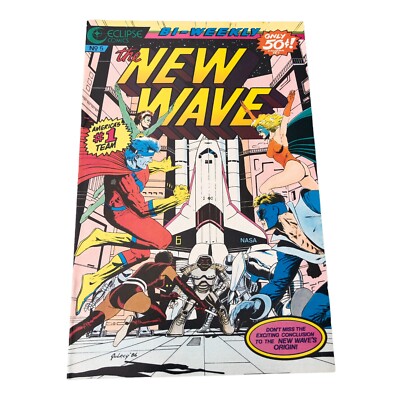 The New Wave No. 5 Eclipse Comics Bi Weekly Comic Book.