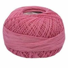 Lizbeth Egyptian Cotton Crochet Thread Size 80 Color 622 Medium Pink