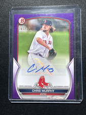 2023 Bowman 1st Prospect Rookie RC Chris Murphy Purple Auto /250