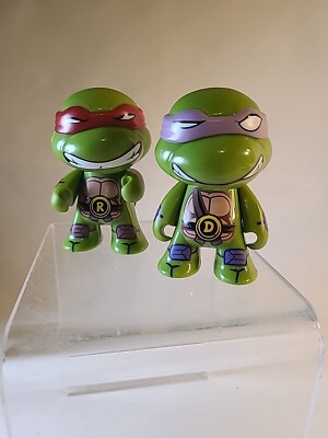 Teenage Mutant Ninja Turtles Raphael & DONATELLO  2 5''Toy Figures-Cake Toppers