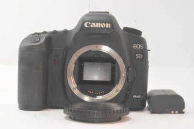 【Used】Canon EOS 5D Mark II 21.1MP Digital Camera Low Shutter Black  JP