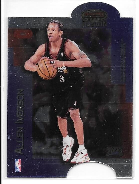 ALLEN IVERSON ANFERNEE HARDAWAY 1998-99 BOWMAN'S BEST FUSION MIRROR IMAGE MI3