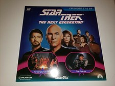 STAR TREK THE NEXT GENERATION Episodes 57  58 LaserDisc Laser Video Disc