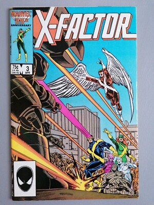 X-FACTOR  #3  HIGH GRADE 1986 ANGEL,BEAST AND CYCLOPS