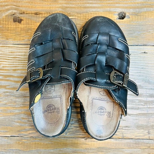 Dr. Martens Black Chunky Fisherman Sandals
