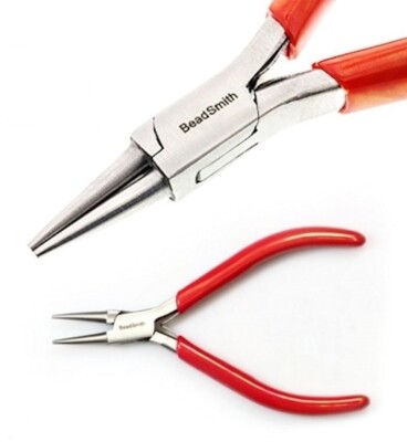 1 BeadSmith Slim Line 1mm Tip Round Nose Wire Wrapping Pliers