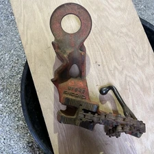 RIDGID MODEL 640 TOP SCREW POST CHAIN VISE 1/8" TO 5"