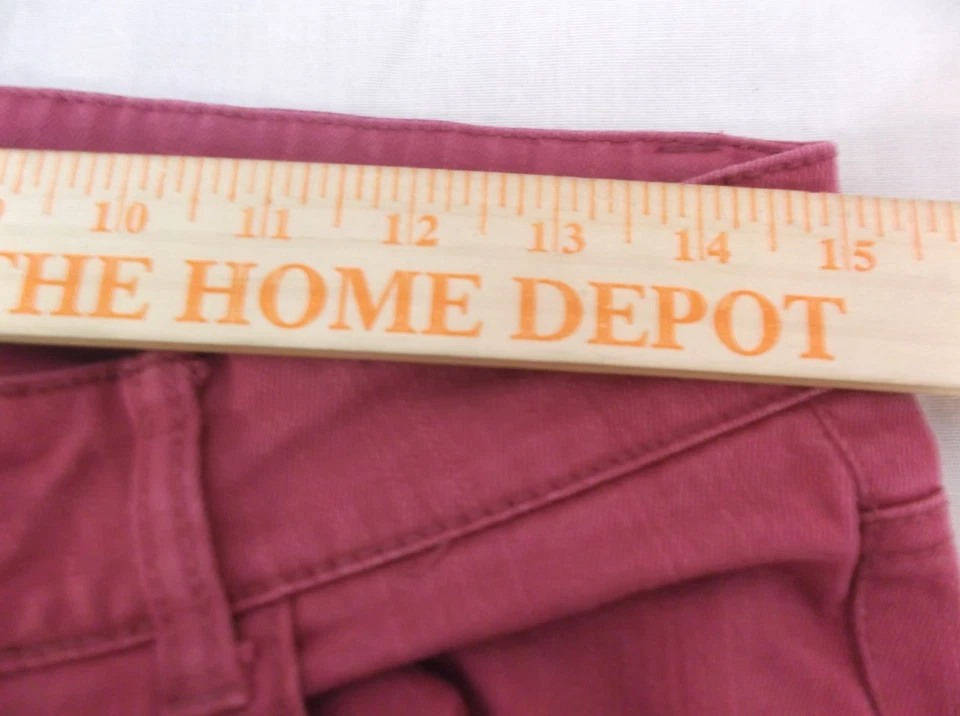 Calça jeans feminina O'Neill mica longa rosa quente tamanho 7 100268 - Imagem 3 de 4