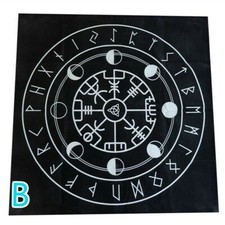 Altar Tarot Cards Tablecloth Cloth Pentagram Divination Pagan Wicca Velvet SPW