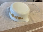 Collectible Pyrex Butterfly,Daisy Handled  Bowl 474-B #24Casserole Dish 1.5 L