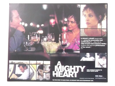 A Mighty Heart Angelina Jolie 2007 8 Stück Englisch Orig Rare Lobby Card Indi...