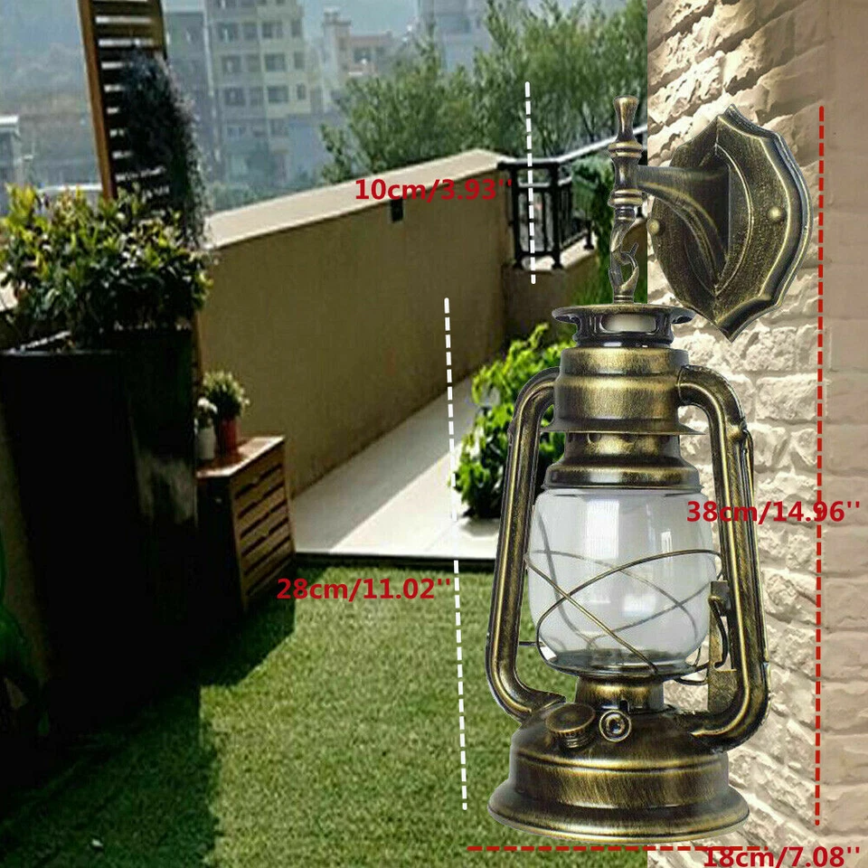 Lámpara de pared industrial estilo rústico lámpara de pared industrial rústica interior Foto 3 de 4