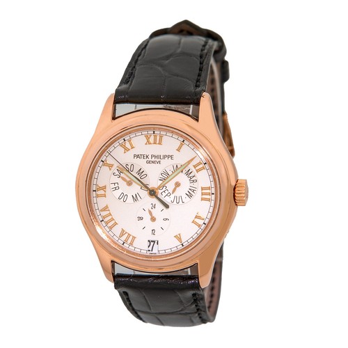 PATEK PHILIPPE  18K Rose Gold 37mm Spanish Annual Calendar 503...