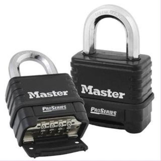 Master Lock 1178 Resettable Pro Series Combination Padlock Pack of 4