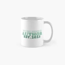 Published Author 2025 | Seafoam Green Classic Mug , Gift For Family