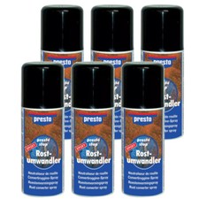 Epoxy Rostumwandler-Spray Presto Stop 6x 150ml Grundierung Rostschutz Epoxydharz