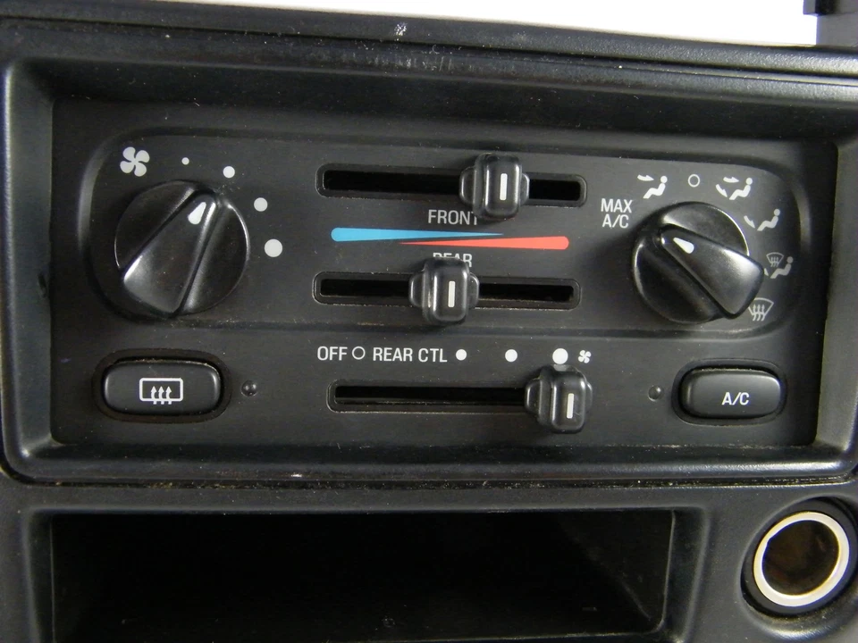 Ford Windstar 2000 OEM control de temperatura/climatización con moldura # XF2H-19E764-B Foto 2 de 4