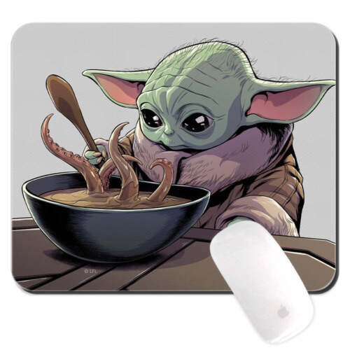 Mauspad 22x18 Baby Yoda 027 Star Wars - Bild 1 von 6