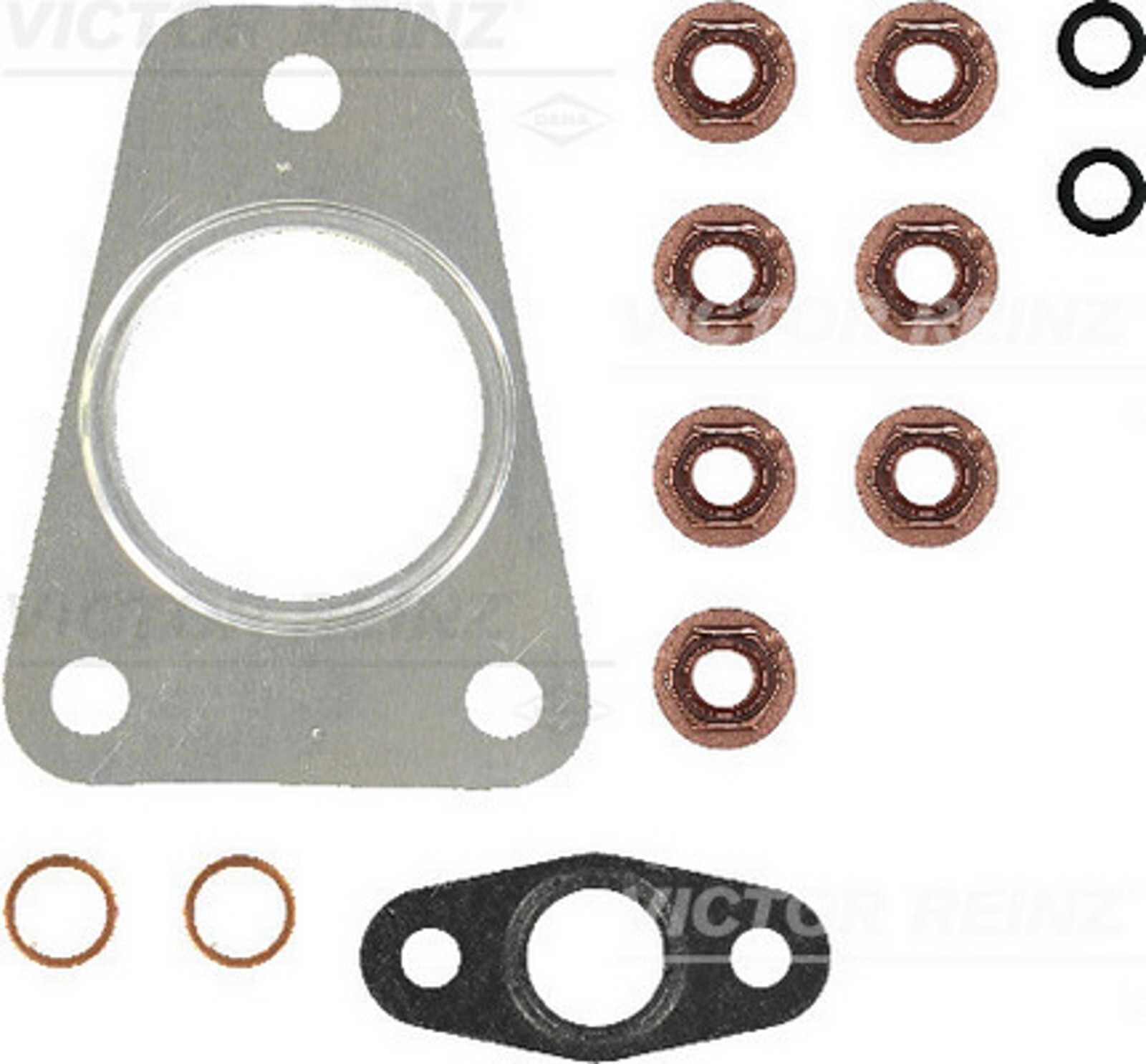 Kit d'installation turbo Opel Movano 2.5 DTI 2001 et après avec joints et goujons inclus