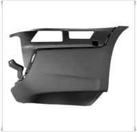 Cantonale StoßStange Hinten Recht Schwarz Rauh Geeignet FüR BMW X3 E83 2006- >