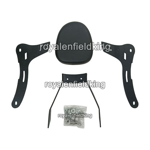 Fit For Royal Enfield Super Meteor 650 "Rear Luggage Rack With Backrest, Black" - Picture 5 of 15