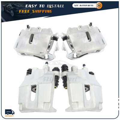 4Pcs Front And Rear Brake Calipers For 2005 2006 2007 2008 2009 Ford F-150 Kit