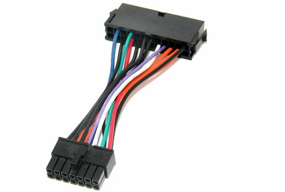24Pins to 14Pin PSU Main Power Supply ATX Adapter Cable for Lenovo Q77 B75 A7 SE - Image 2 of 4