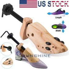 2-way Shoe Stretcher Shoe Trees Adjustable Length & Width Men Women Boot Shoes