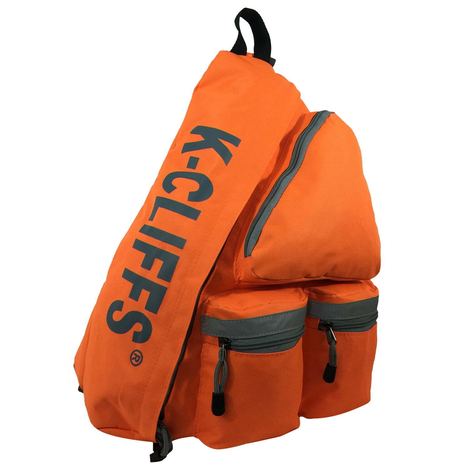 20 inch Unisex Reflective Sling Backpack Student Bookbag Travel Daypack Safety