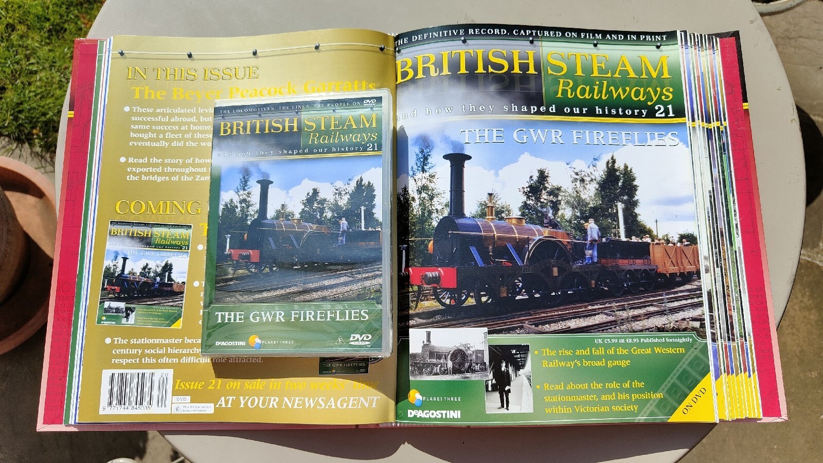 DeAgostini British Steam Railways Magazine & DVD #21 The GWR Fireflies