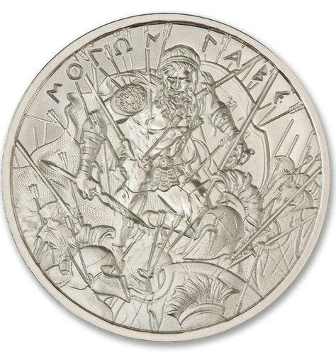 2023 - 1 oz Molon Labe Silver Round Type X - 10 .999 FINE SILVER BU - IN STOCK!!