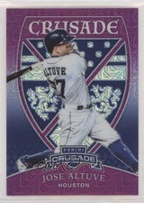 2018 Panini Chronicles Crusade Purple Mojo Prizm 57/99 Jose Altuve #4 o7m