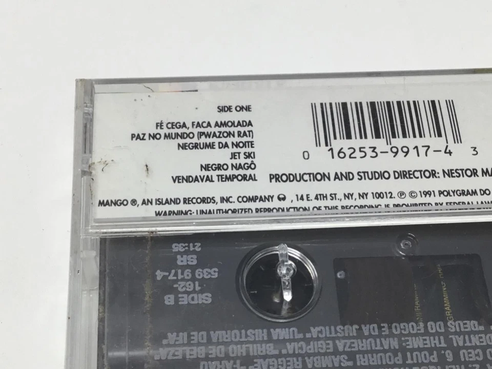 New Sealed Margareth Menezes Kindala Music Cassette Tape - Image 4 of 4