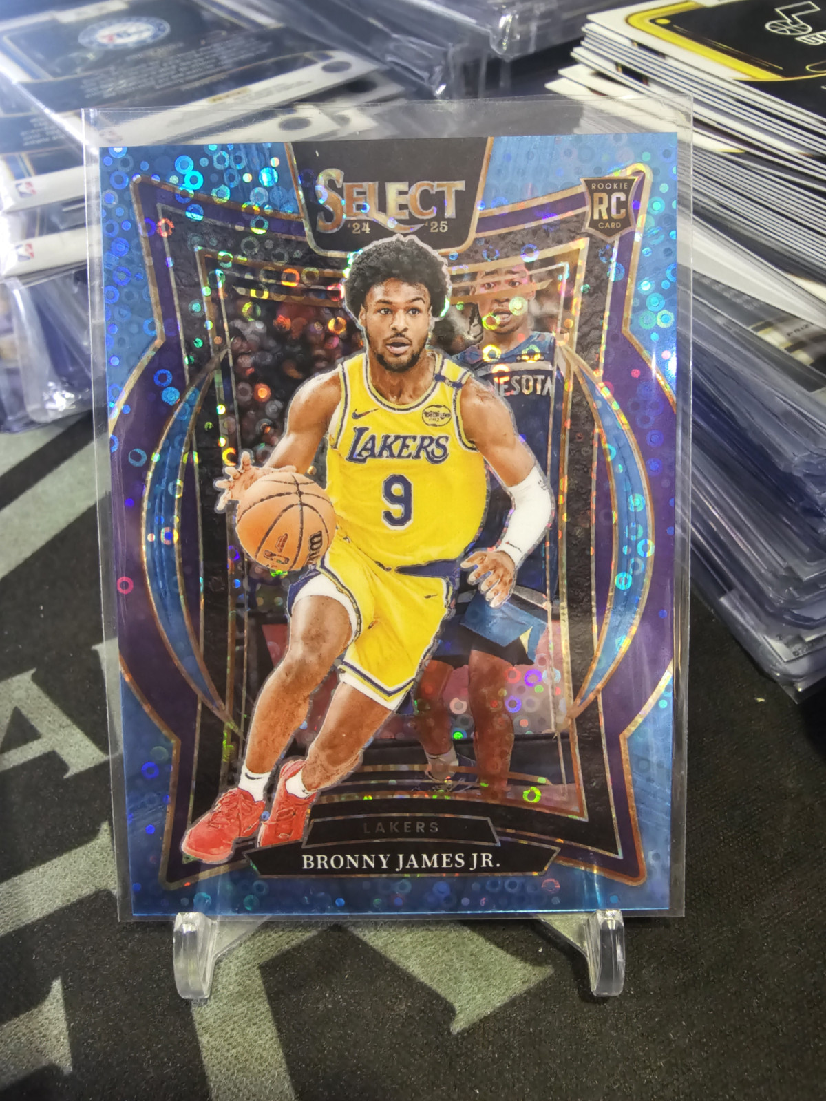 2024-25 Panini Select Bronny James Concourse #90 Light Blue H2 Disco 33/99 RC!