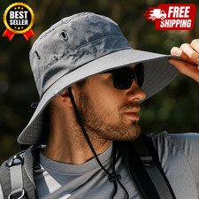 UV Protective Sun Hat- Breathable Wide Brim for Men/Women,Summer Fishing Camping