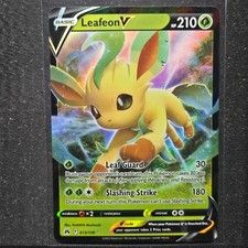 Pokemon Crown Zenith Leafeon V 013/159 Holo Rare NM