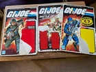 1982-83  GI JOE FIGURE CARDBACKS COBRA, BATTLE GEAR, INFANTRY. CARD-BACK ONLY.