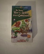 Dr Seuss  How The Grinch Stole Christmas Warner Bros VHS, 2000 SEALED