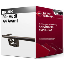 Für Audi A4 Avant Typ 8E/B6 (Brink) Anhängerkupplung horizontal abnehmbar neu
