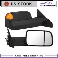 Fits Dodge Ram 19-22 Pair Power Heated Tow Mirrors Temperature Sensor Bsm Fits Dodge Ram 19-22 Pair Power Heated Tow Mirrors Temperature Sensor Bsm